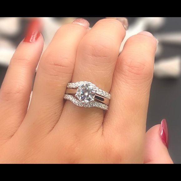 Moissanite rings set with certificate - Picture 3 of 15
